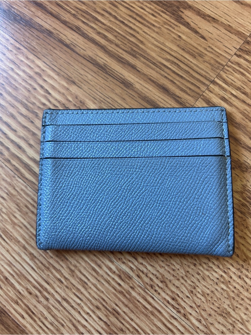 Coach Gray leather Card Case - Picture 2 of 2
